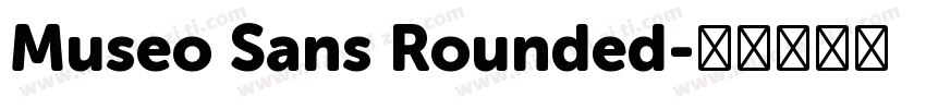 Museo Sans Rounded字体转换